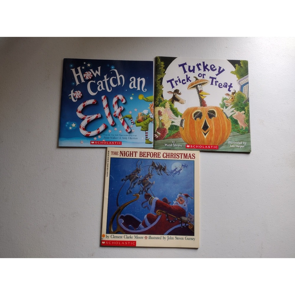 Holiday book lot of 3